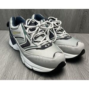 Apex X532 Vtg Style Mens Shoes‎ 8.5 X-Wide Gray Navy Slip Resistant Walking